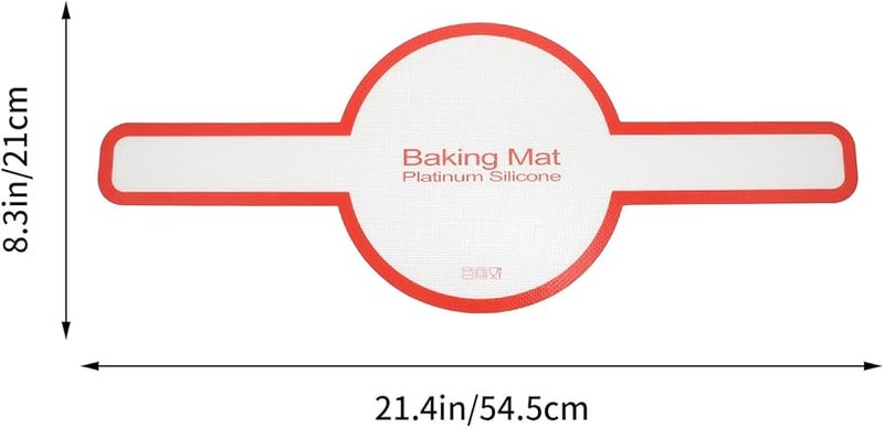 Non Stick Silicone Baking Mat With Handles For Dough Rolling And Oven Liner - Image 2